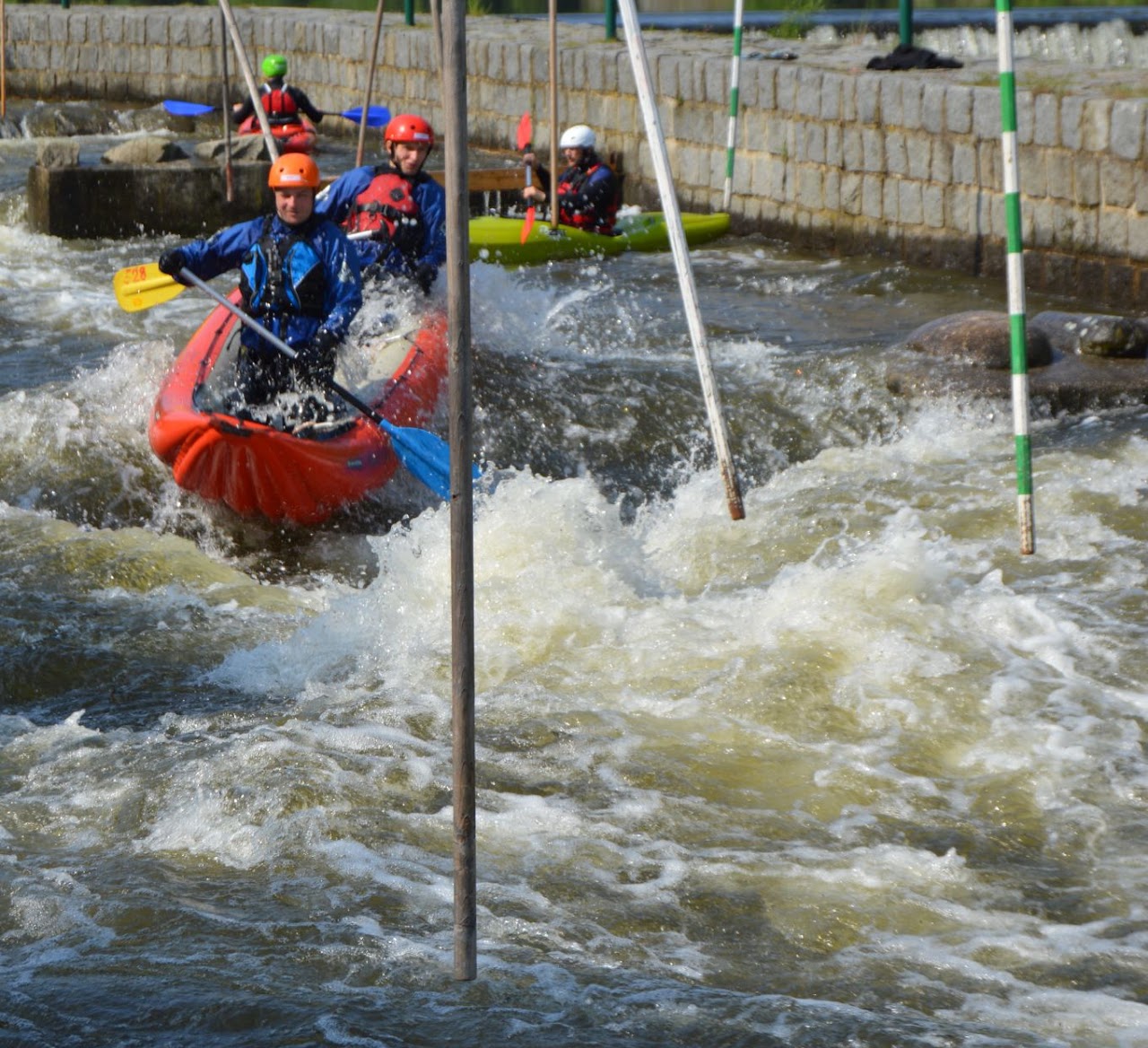 Teambuilding rafting tréning